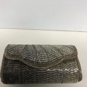 Carlo Fellini clamshell clutch purse
